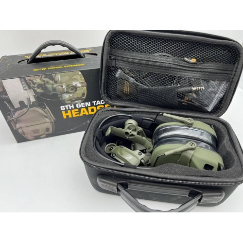 6TH GEN TACTICAL HEADSET тактическая гарнитура, звукосниматель и шумоподавление, активные в Нижнем Новгороде