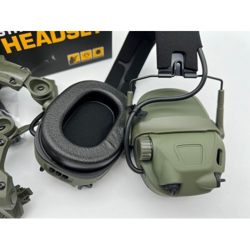 6TH GEN TACTICAL HEADSET тактическая гарнитура, звукосниматель и шумоподавление, активные в Нижнем Новгороде