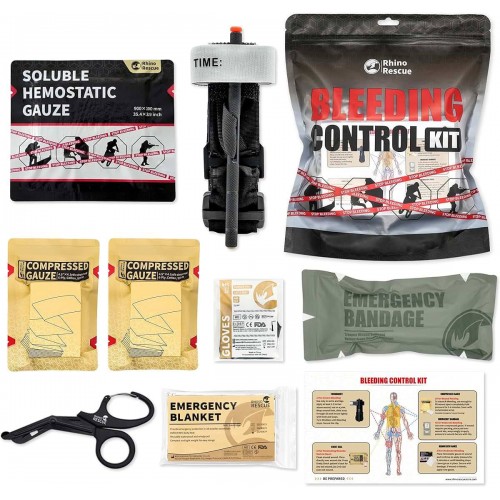 Комплект для остановки кровотечений «Bleeding Control Kit» Rhino Rescue в Нижнем Новгороде