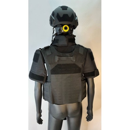 Бронежилет разгрузочный UNIVERSAL ARMOR в Нижнем Новгороде (СВМПЭ + бронеплиты Бр5 класса) черный