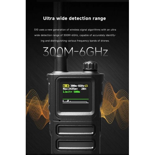 Детектор-обнаружитель дронов SKYDROID S-10 / «СОКОЛ 10» в Нижнем Новгороде портативный всенаправленный