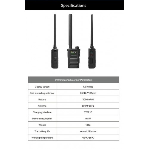 Детектор-обнаружитель дронов SKYDROID S-10 / «СОКОЛ 10» в Нижнем Новгороде портативный всенаправленный