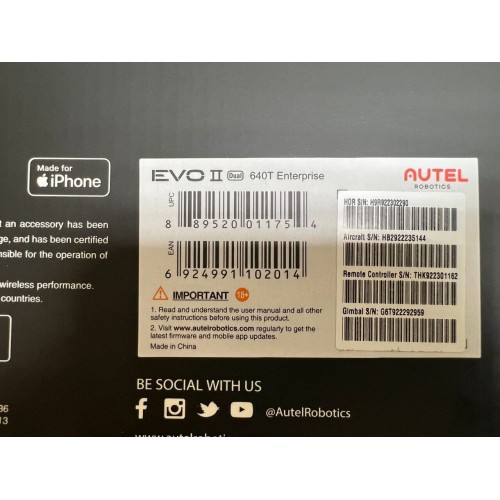 Квадрокоптер Autel Robotics EVO II Dual 640T (Thermal) Enterprise в самой максимальной топовой комплектации в Нижнем Новгороде