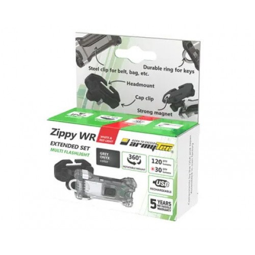Наключный фонарь Armytek Zippy Extended Set WR (Grey Onyx) в Нижнем Новгороде
