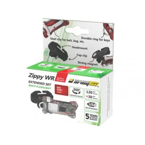 Наключный фонарь Armytek Zippy Extended Set WR (Red Ruby) в Нижнем Новгороде
