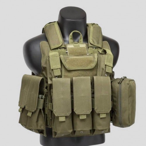 Тактический разгрузочный жилет «5 / пять карманов» с подсумками Tactical Molle Plate Carrier для съемных бронепластин в Нижнем Новгороде