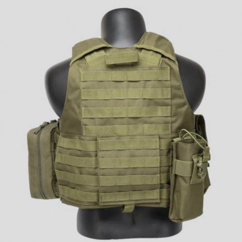 Тактический разгрузочный жилет «5 / пять карманов» с подсумками Tactical Molle Plate Carrier для съемных бронепластин в Нижнем Новгороде